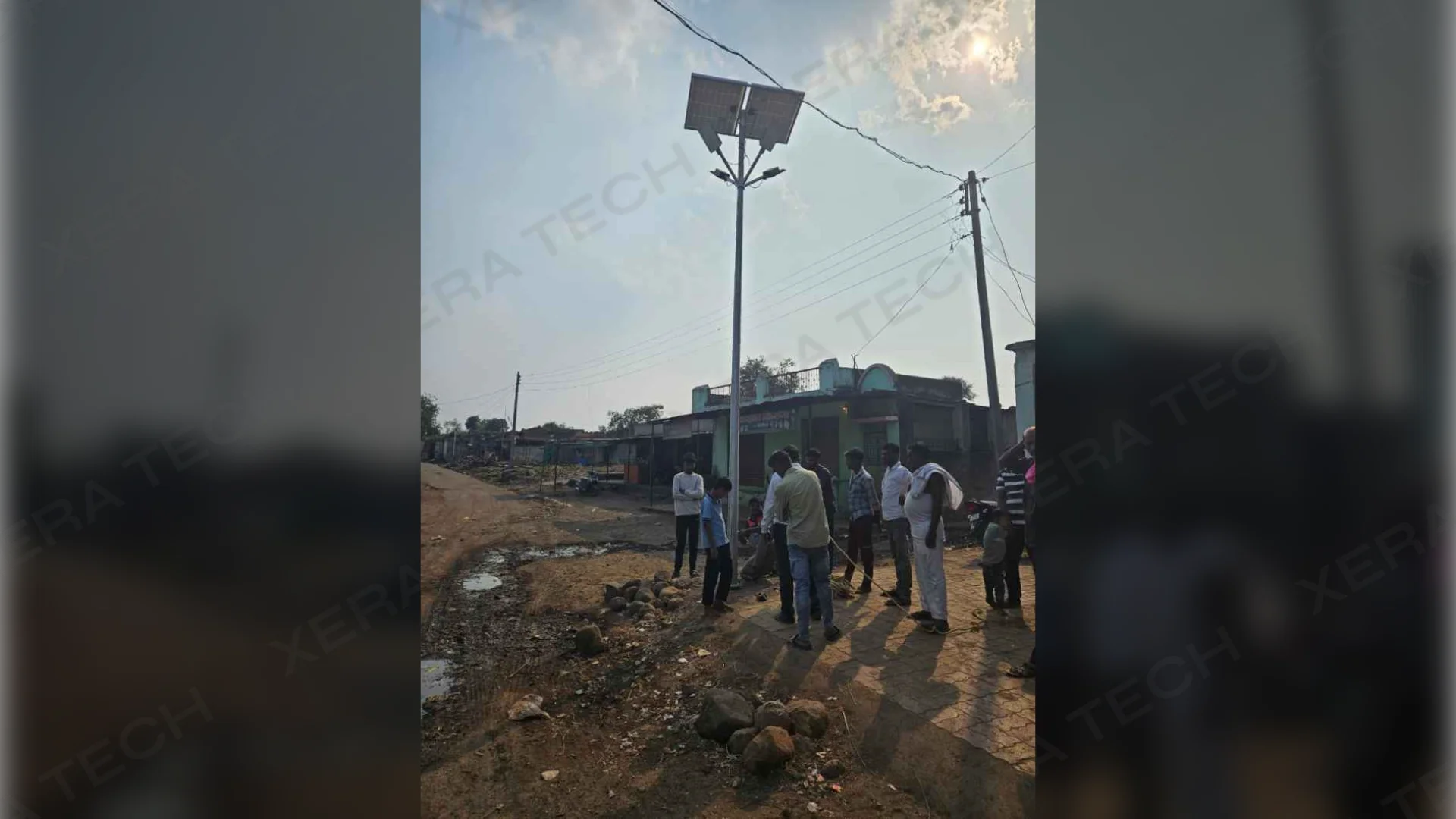 Solar and LED Street Lighting Project Umarkhed thumbnail 3
