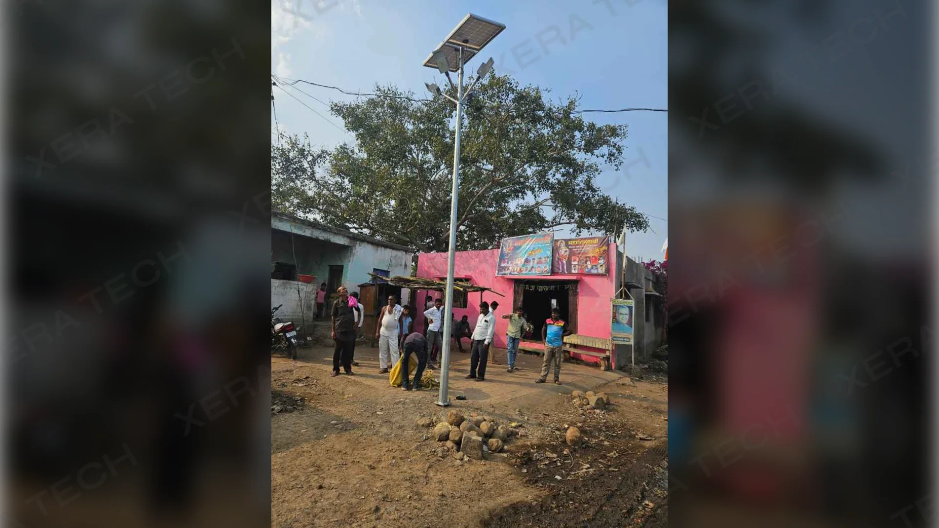 Solar and LED Street Lighting Project Umarkhed thumbnail 4