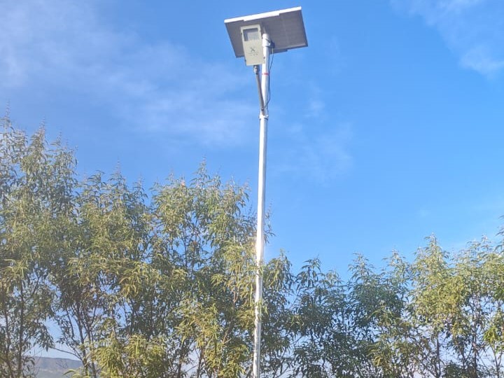 Solar street light installation successfully at Devgaon,maharashtra thumbnail 2