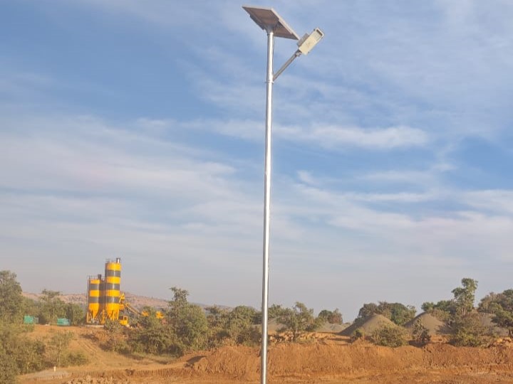 Solar street light installation successfully at Devgaon,maharashtra thumbnail 6
