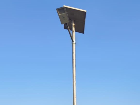 Solar street light installed at Kotamgaon, Nashik, Maharashtra thumbnail 3