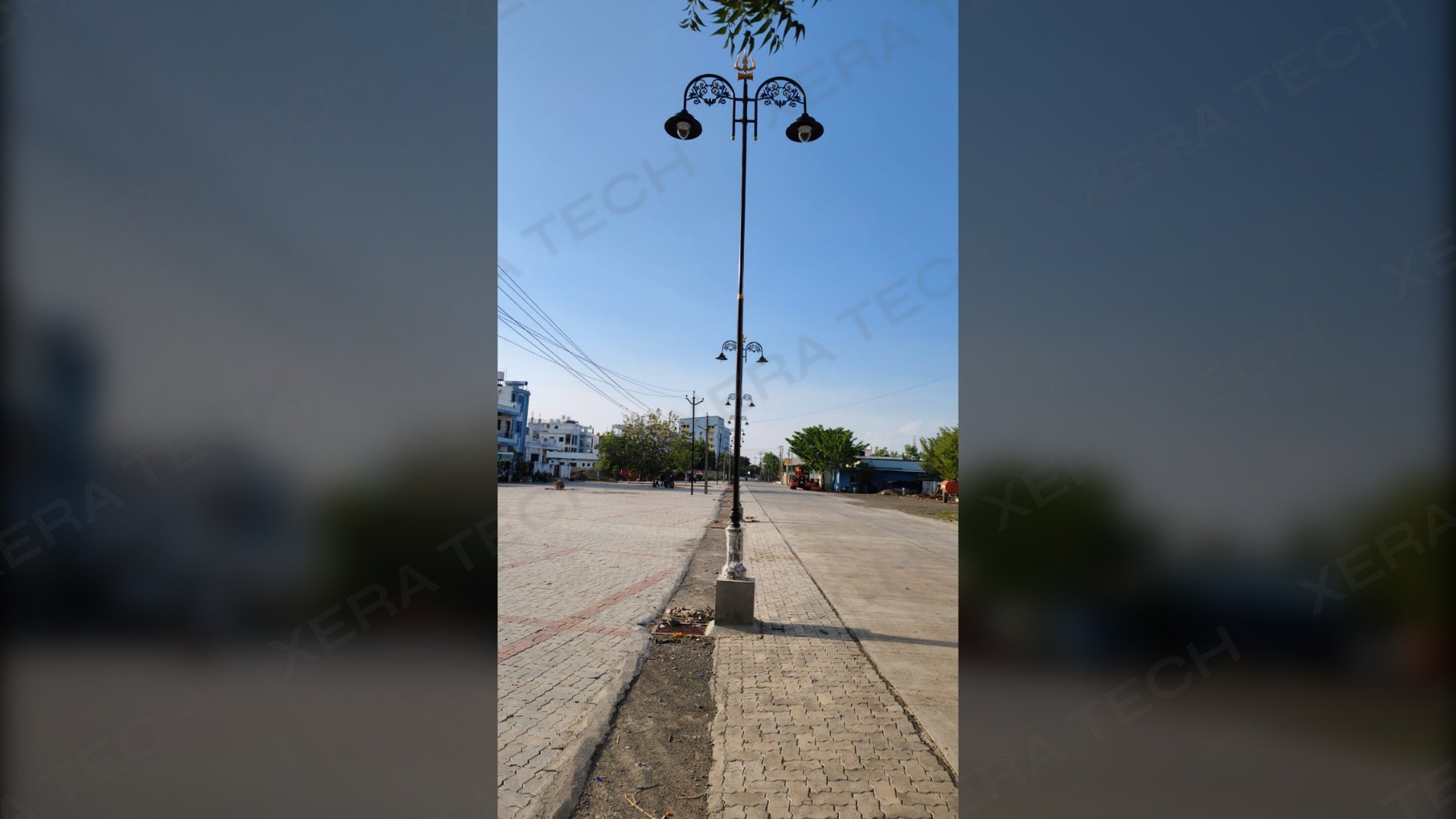 Trishul Theme Decorative Street Lighting Parbhani – Decorative Lighting, Urban Lighting in Vaibhav Nagar, Khaja Colony, Jintur Road, Parbhani, Maharashtra, India | Xera Tech